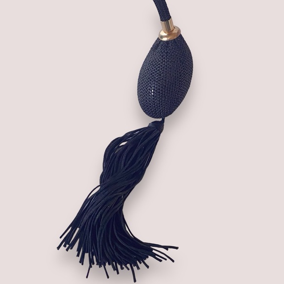 *RESERVED FOR MANDY*Glass Act Studio Royal Blue Gold Flecks Atomizer Spritzer - Picture 7 of 11